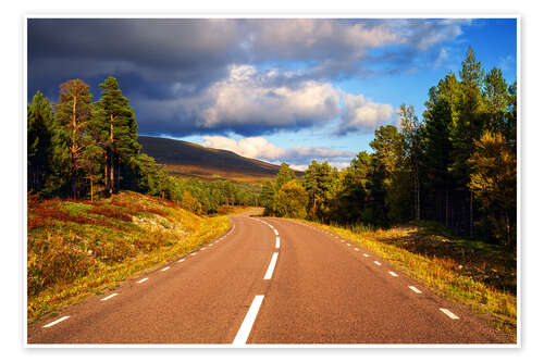 Poster Roadtrip in Lappland