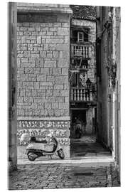 Akrylbillede Italian scooter in the old town - Mikolaj Gospodarek