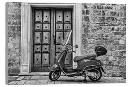 Wood print Italian scooter - Mikolaj Gospodarek