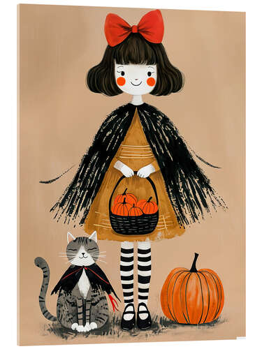 Acrylic print Halloween party