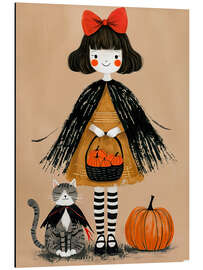 Aluminium print Halloween party - nobelart