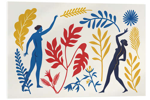 Acrylglasbild Hommage an Henri Matisse I