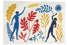 Acrylglasbild Hommage an Henri Matisse I - nobelart