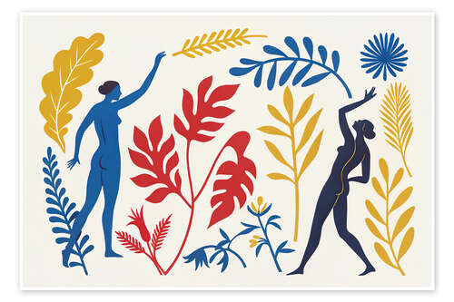 Poster Hommage an Henri Matisse I