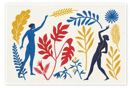 Wandbild Hommage an Henri Matisse I - nobelart
