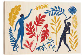 Wood print Tribute to Henri Matisse I - nobelart