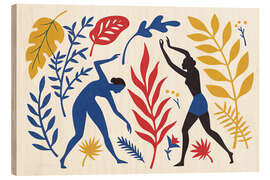 Cuadro de madera Tribute to Henri Matisse II - nobelart