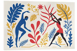 Acrylglasbild Hommage an Henri Matisse III - nobelart