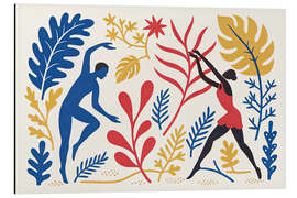 Aluminium print Tribute to Henri Matisse III - nobelart
