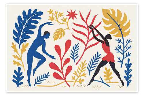 Poster Hommage an Henri Matisse III