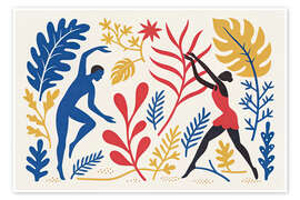Wandbild Hommage an Henri Matisse III - nobelart