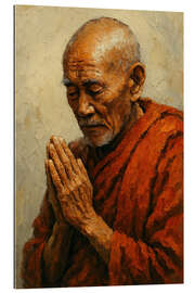 Gallery print The monk's silent prayer