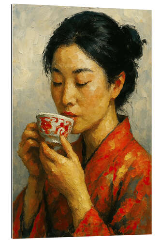 Galleritryck Kimono and tea