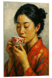 Galleritryck Kimono and tea