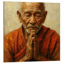 Magnettafel Augen geschlossen und Herz offen