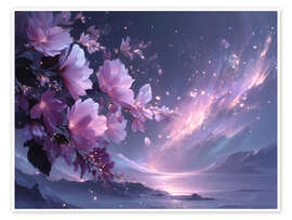 Stampa Flowers under starlight - Niphion