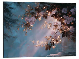 Alubild Lichtdurchflutete Blüten