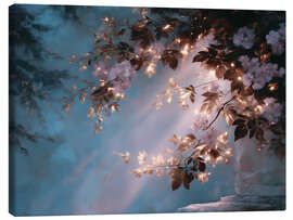 Canvas print Light-flooded flowers - Niphion