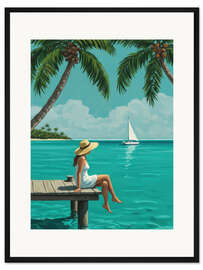 Gerahmter Kunstdruck Sommerstimmung