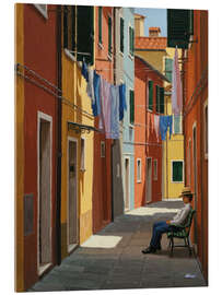 Acrylglasbild Italien Gasse - Felipe Hora