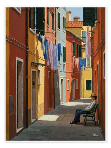 Poster Italy Alleyway