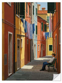 Wandsticker Italien Gasse