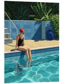 Acrylglas print Tropical Swimmer