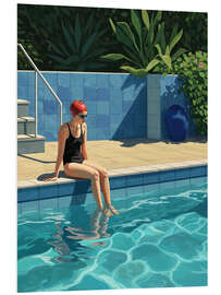 PVC print Tropical Swimmer