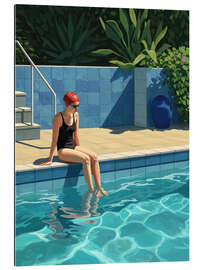 Quadro em plexi-alumínio Tropical Swimmer