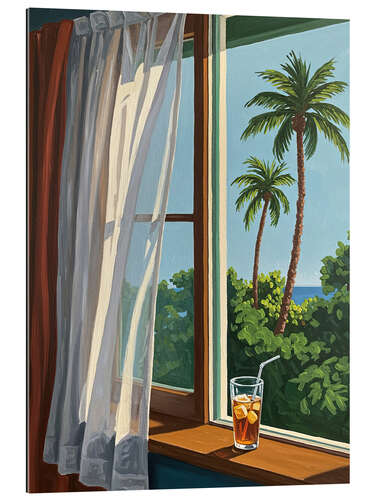 Quadro em plexi-alumínio Tropical Vibes