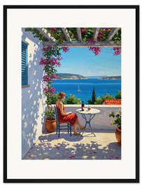 Gerahmter Kunstdruck Adriatischer Morgen