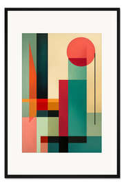 Gerahmter Kunstdruck Urban Balance - Dani Jay Designs