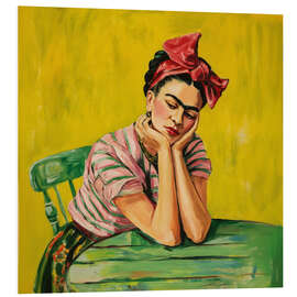 Hartschaumbild Mexikanische Muse