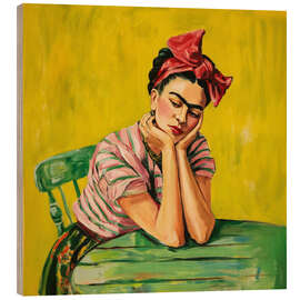 Holzbild Mexikanische Muse