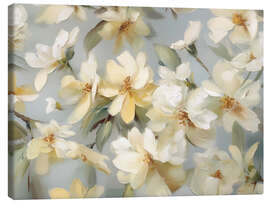 Obraz na płótnie Vintage Moody Summer White Flower - TAlex
