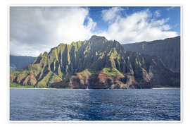 Wall print Kauai NaPali Coast - Lucas Tiefenthaler