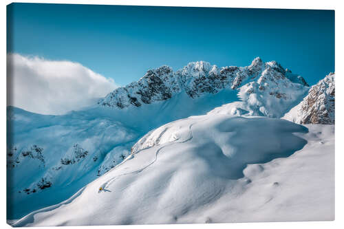 Lienzo Ski tracks on the Arlberg