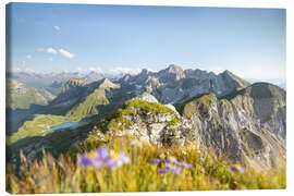 Canvas print View from the Omeshorn - Lucas Tiefenthaler