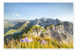 Wall print View from the Omeshorn - Lucas Tiefenthaler