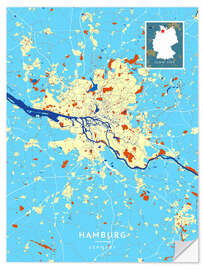 Wandsticker Hamburg, Deutschland