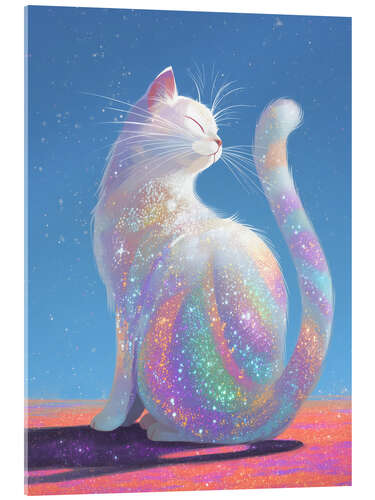 Acrylic print Magic Cat