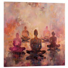 Tableau en verre acrylique Meditation
