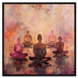 Gerahmter Kunstdruck Meditation