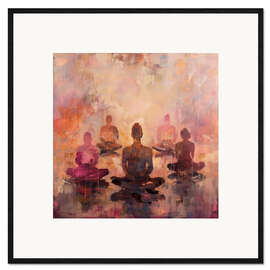 Gerahmter Kunstdruck Meditation