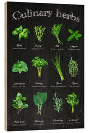 Puutaulu Culinary herbs - Thomas Klee