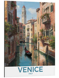 Obraz na aluminium Venice Retro Travel Art - TAlex