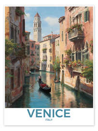 Taulu Venice Retro Travel Art - TAlex