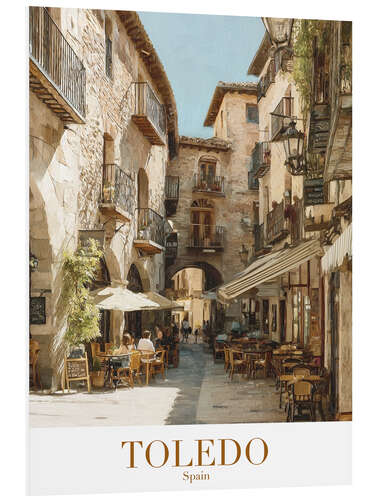Obraz na PCV Toledo Retro Travel Art