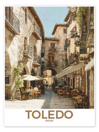 Taulu Toledo Retro Travel Art - TAlex