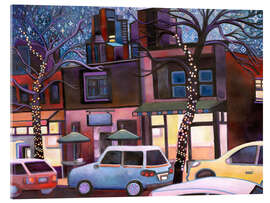 Akrylbilde Magical Evening on Denman Street - Josh Byer